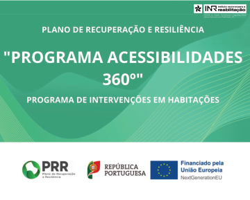 Até 29 novembro | Candidaturas ao Programa Acessibilidades 360º
