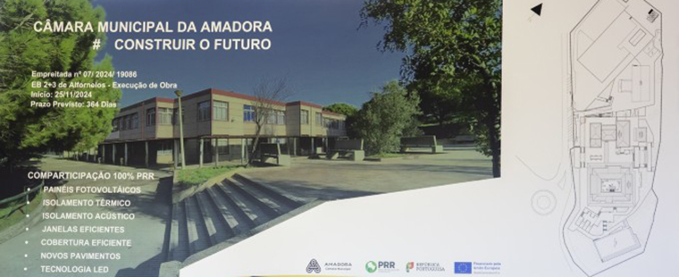 Obra de Beneficiação da EB 2+3 de Alfornelos vai começar
